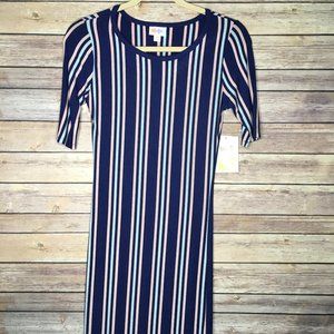 LulaRoe (1.0) XXS Julia Striped Print - BNWT